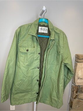 Alpine Design Olive Green Military Field Jacket - Large